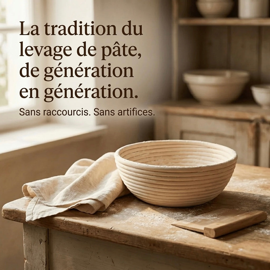 Banneton à pain en rotin naturel